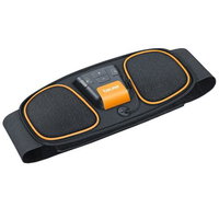 Centura electrostimulare abdominala Beurer EM32, 2 electrozi, 5 programe, Negru