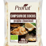 Chips-uri din Nuca de Cocos Prajite Ecologice/Bio 100g, PRONAT