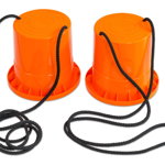 Picioroange portocalii cu sfoară, 12 x 9.5 cm