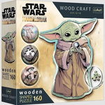 Trefl PUZZLE 160EL TREFL WOOD CRAFT STAR WARS YODA PUD, Trefl