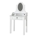 Masă de toaletă Vipack Amori, înălțime 136 cm, alb, Vipack