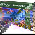 Joc de constructie magnetic - 166 piese, MAGPLAYER