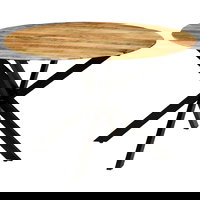 Masa REMINGO, alb/gri, 120x77 cm