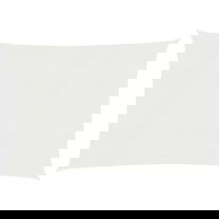 vidaXL Pânză parasolar, alb, 4 x 7 m, HDPE, 160 g/m²