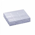 Cutii Praline plastic transp.9 cavit. 11x10 cm-25buc