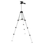 Trepied portabil pentru camera din aluminiu, 112 cm, Gonga® Argintiu