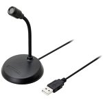 Microfon Pentru Gaming Pentru Masa USB Cablu 2m 40Hz 60g Negru, Audio Technica