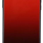 Carcasa iPhone X / XS Just Must Glass Gradient Red-Black