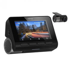 Kit Camera Video Auto DVR Xiaomi 70MAI A800S + camera spate Xiaomi RC09 + alimentare permanenta (Negru), Xiaomi