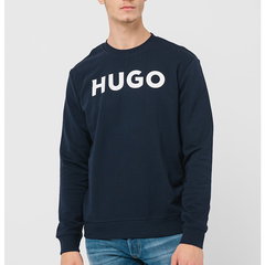 HUGO hanorac de bumbac bărbați, culoarea negru, cu imprimeu 50477328, HUGO HUGO hanorac de bumbac bărbați, culoarea negru, cu imprimeu 50477328, HUGO