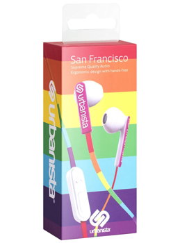 Casti URBANISTA San Francisco, Cu Fir, In-Ear, Microfon, Lucky Rainbow