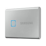 SSD Extern Samsung T7 Touch portabil, 500GB, Silver, USB 3.1