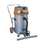 Aspirator profesional de praf si lichid cu bazin din inox Taski Vacumat 44T, 