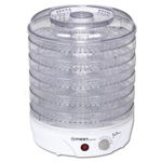 Uscator de fructe si legume First Austria FA-5126-2, 240W, 5 niveluri, 35 pana la 70C, fara BPA, ventilator, alb/transparent, First Austria