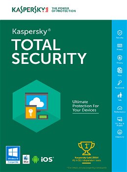 Securitate Kaspersky Total Security Multi Device 2017, 2 Devices, 2 ani, Electronic, New license