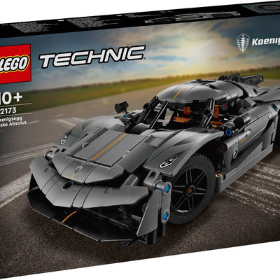 LEGO Technic - Hipermasina Koenigsegg Jesko Absolut gri 42173, 801 piese