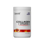 OstroVit Colagen Hidrolizat + Vitamina C, pulbere, piersici, 400 grame (Anti Riduri si dureri articulare), OstroVit