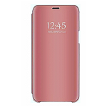 Husa Tip Carte Mirror Samsung Galaxy A50 Rose Gold Cu Folie Sticla Upzz Glass Inclusa In Pachet, Upzz