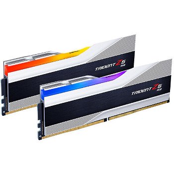 Trident Z5 RGB Silver 32GB DDR5 6000MHz CL40 Dual Channel Kit, G.Skill