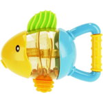 Bam-Bam Rattle jucărie zornăitoare 0m+ Fish 1 buc, Bam-Bam