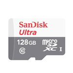 SANDISK Card Memorie Ultra Android Micro SDXC 128GB + Adaptor, SANDISK