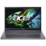 Laptop ACER Aspire 5 A515-58M, Intel Core i5-1335U pana la 4.6GHz, 15.6" Full HD, 8GB, SSD 512GB, Intel Iris Xe Graphics, Free Dos, gri