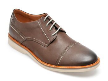 Pantofi CLARKS maro, ATTICUS LT CAP 0912, din piele naturala, Clarks