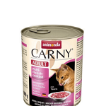 CARNY Cocktail Carne, Vită, Pui și Vânat, conservă hrană umedă fără cereale pisici, (în aspic), 400g, Carny