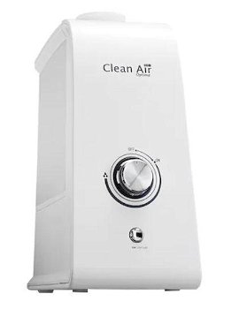 Umidificator si purificator Clean Air Optima CA601, Ionizare, Rata umidificare 300 ml/ora, Consum 30W/h, Pentru 35mp