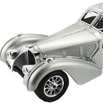Macheta Masinuta Bburago 1:24 Bugatti Atlantic Argintiu, 22092, Bburago