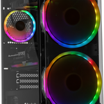 Desktop PC MicroTech Gaming LudiX Procesor AMD Ryzen 7 5800X 3.8GHz 32GB RAM 1TB SSD GeForce RTX 3070 Ti 8GB Windows 11 Home