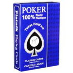 Pachet carti de joc poker profesionale, peek index Albastru