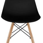 Scaun Grunberg,L54 x W46.5 x H82 cm, Bucatarie sau living,QZY1001 NEGRU