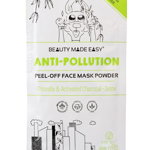Beauty Made Easy Masca peel-off anti-poluare cu chlorella si carbune activ 10g