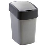 Cos gunoi cu capac batant 9L, Flip Bin, Curver