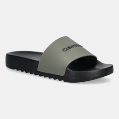 Calvin Klein Şlapi Chuncky Pool Slide Rub HM0HM01063 Gri Calvin Klein Şlapi Chuncky Pool Slide Rub HM0HM01063 Gri