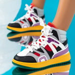 Pantofi Sport, culoare Multicolor, material Piele ecologica - cod: P10630, Ahmed
