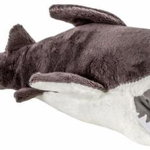 Jucarie de plus MomKi Mare rechin alb 28 cm