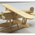 Puzzle 3D "Set constructie avion HE-51", 28 piese lemn, Tracia Vega