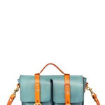 Genti Femei Old Trend Speedwell Leather Satchel Turquoise