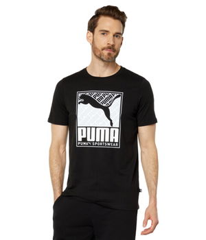 Imbracaminte Barbati PUMA Crosswise Tee Cotton Black, PUMA