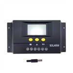 Controler/Regulator profesional de incarcare, pentru panou solar, pwm 12V/24V 30A cu display