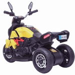 Motocicleta electrica cu lumini Nichiduta Kids Racing Yellow, Nichiduta