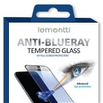 Folie Protectie Sticla Lemontti Anti-BlueRay LFSABRI13PMBK pentru Apple iPhone 13 Pro Max (Transparent/Negru), Lemontti