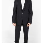 Dolce & Gabbana Stretchy Virgin-Wool Martini Single-Breasted Suit With Notch Blue