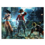 Tablou Jump Force Goku Naruto, Luffy jocuri desene animate 2104 - Material produs:: Tablou canvas pe panza CU RAMA, Dimensiunea:: 30x40 cm, 