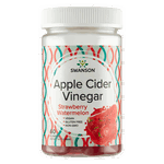 Swanson Apple Cider Vinegar, jeleuri, aromă de căpșuni și pepene galben, 60 bucăți, Swanson Health USA