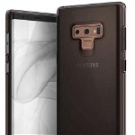 Protectie spate Ringke Air pentru Samsung Galaxy Note 9 + Portcard + Strap (Transparent / Fumuriu)
