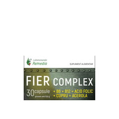 Fier Complex, 30 capsule, Remedia, Remedium Farm Fier Complex, 30 capsule, Remedia, Remedium Farm