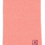 BY FAR Alpaca-Blend Scarf With Logo Patch TAFFY PINK, BY FAR